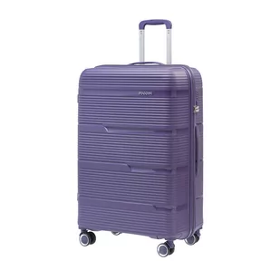Duża walizka PUCCINI CASABLANCA PP023A 7D Fioletowa - Walizki - miniaturka - grafika 1