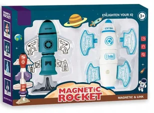 KLOCKI MAGNETYCZNE RAKIETY KOSMOS MAGNETYCZNE 2SZT - Klocki - miniaturka - grafika 1
