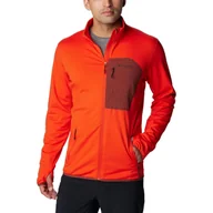 Bluzy narciarskie - Polarowy sweter męski Columbia Triple Canyon Grid Fleece Full Zip - miniaturka - grafika 1
