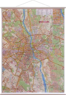 Jokart Warszawa mapa ścienna 1:26 000 Jokart - Atlasy i mapy - miniaturka - grafika 1