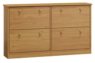 OUTLET - Szafka na buty drewniana nr16 olcha - Dom i wnętrze OUTLET - miniaturka - grafika 1