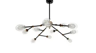 Lampy sufitowe - Lumina Deco Deco NOWOCZESNA LAMPA WISZĄCA MAGICA GLASS - miniaturka - grafika 1