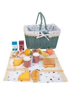 small foot Koszyk piknikowy "Tasty" - 3+ - Zabawy w naśladowanie dorosłych - miniaturka - grafika 1
