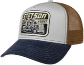 Czapki i chusty sportowe męskie - Czapka Trucker Heavy Weight by Stetson, brązowy, One Size Small - miniaturka - grafika 1