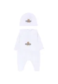 Kombinezony dla dzieci - Completo Bambino unisex Moschino MOY031_BIANCO - miniaturka - grafika 1