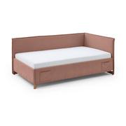Łóżka dla dzieci i młodzieży - Różowe łóżko dziecięce ze schowkiem 120x200 cm Fun – Meise Möbel - miniaturka - grafika 1