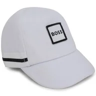 Czapki dla dzieci - Czapka z daszkiem Boss J91138 Biały - miniaturka - grafika 1