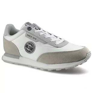 Białe Sneakersy Big Star Damskie Skórzane Półbuty - Sneakersy damskie - miniaturka - grafika 1