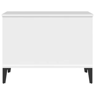 Lumarko Stolik kawowy, biały 60x44,5x45 cm, materiał drewnopochodny - Ławy i stoliki kawowe - miniaturka - grafika 8