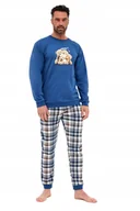 Piżamy damskie - CORNETTE PIŻAMA MĘSKA DR 115/292 BEARS XL JEANS - miniaturka - grafika 1