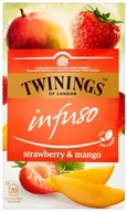 Herbata - ﻿Twinings Infuso Herbatka ziołowo-owocowa truskawka, mango 20 x 2 g - miniaturka - grafika 1