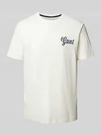 Koszulki męskie - T-shirt z nadrukiem z logo - miniaturka - grafika 1