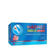 Stawy, mięśnie, kości - ALG PHARMA POLAND SP. Z O.O. Alg Pharma Magnez Gold Skurcz magnez 70mg + potas 75mg 50 tabletek 3195041 - miniaturka - grafika 1