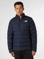 Kurtki męskie - The North Face Męska kurtka puchowa Mężczyźni Sztuczne włókno niebieski jednolity, S - miniaturka - grafika 1
