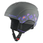 Kaski narciarskie - Dziecięcy Kask ALPINA PIZI A9246236 – Szary - miniaturka - grafika 1