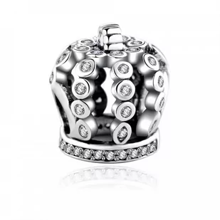 Murrano Charms Zawieszka Koralik 925 KORONA KRÓLÓW SR-365 - Charmsy - miniaturka - grafika 1