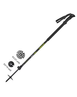 Kije Narciarskie Regulowane Gabel Trail Tour Fl Carbon Ef Skitour 700939030 R.- - Kijki narciarskie - miniaturka - grafika 1