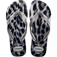 Koszulki i topy damskie - Havaianas Top Animals, Grey Silver/Ice Grey, 8.5/9 - miniaturka - grafika 1