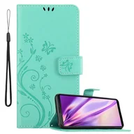 Etui i futerały do telefonów - Cadorabo pokrowiec na Sony Xperia 10 III pokrowiec ochronny w kolorze turkusowym pokrowiec ochronny na telefon komórkowy etui w kwiaty etui w kwiaty - miniaturka - grafika 1