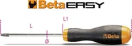 Śrubokręty - BETA Q3 - WKRĘTAK EASY PROFIL TAMPER RESISTANT TORX 156MM T9 1208RTX/09 - miniaturka - grafika 1