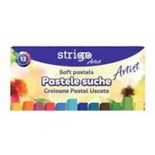 Przybory szkolne - Strigo, Pastele suche 12 kolorów - miniaturka - grafika 1