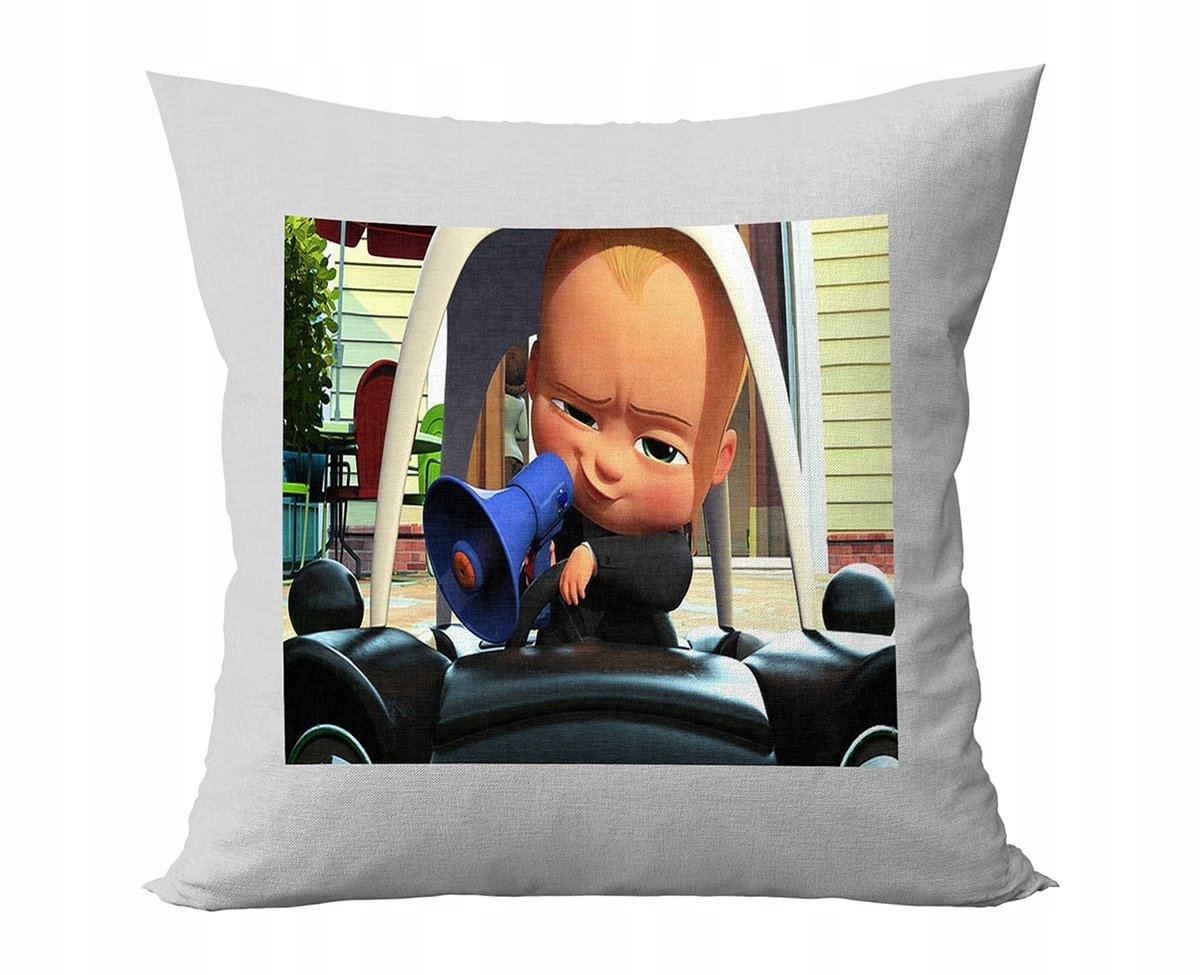 PODUSZKA PERSONALIZOWANA BABY BOSS BAJKI POMYSŁ NA PREZENT SUPER WZORY