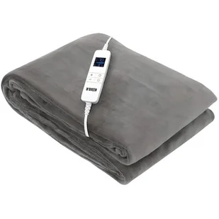Noveen EB650 Koc elektryczny Grey 180 cm x 130 cm - Poduszki, koce i materace lecznicze - miniaturka - grafika 1