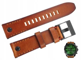 Pasek Diesel DZT2002 skórzany brązowy 24 mm - Akcesoria do zegarków - miniaturka - grafika 1