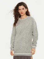 Swetry damskie - Liu Jo Sweter TF4173 MS55L Szary Regular Fit - miniaturka - grafika 1