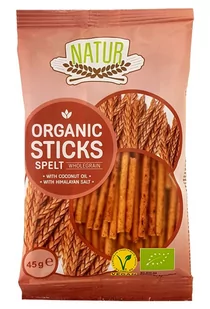 Pięć Przemian (SIMPATIKO) Paluszki orkiszowe pełnoziarniste BIO 45g 11SIMPALOR - Paluszki - miniaturka - grafika 1