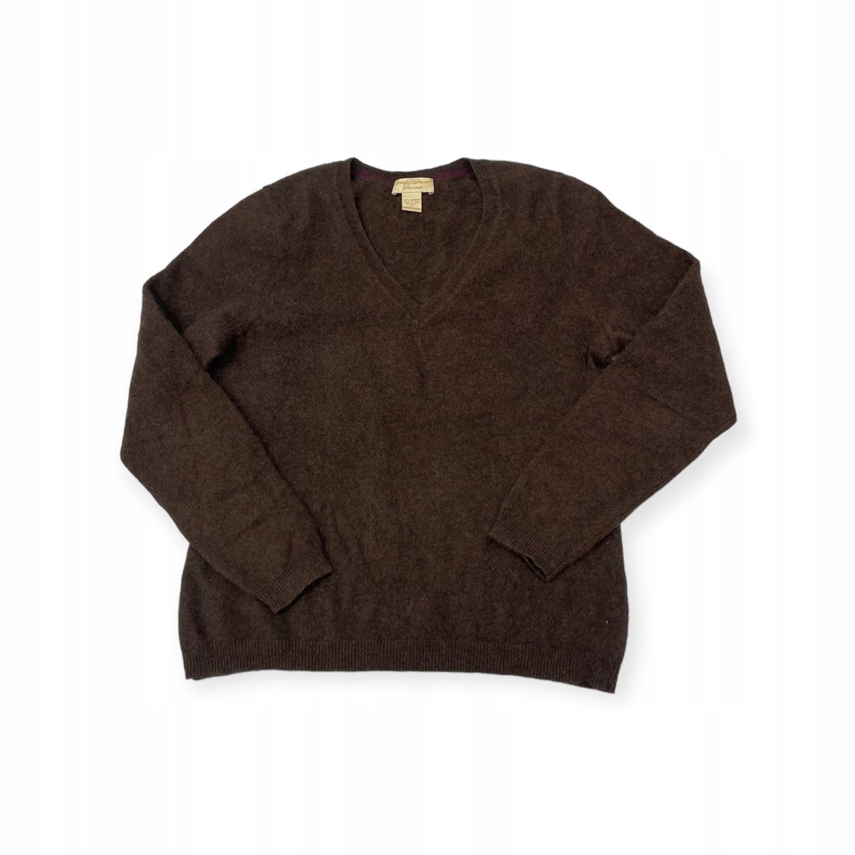 Bluzka długi rękaw damska kaszmir Simply Cashmere XL