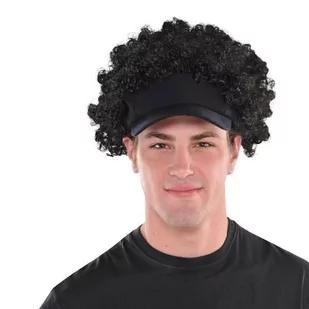 Peruka afro z daszkiem - Dodatki do strojów karnawałowych - miniaturka - grafika 1