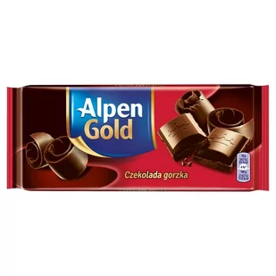 Alpen Gold Czekolada Gorzka 80 G - Bombonierki i czekoladki - miniaturka - grafika 1