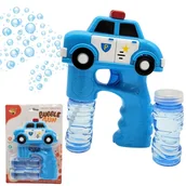 Bańki mydlane - Bańki Mydlane Policja Dwa Płyny Pistolet Auto Led - miniaturka - grafika 1