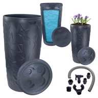 Zbiorniki na deszczówkę - Mochtoys Pojemnik Na Deszczówkę 220 Litrów Z Przykrywką Mosaic + Akcesoria - miniaturka - grafika 1