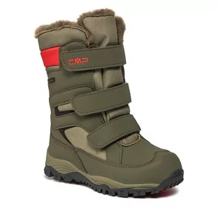 Buty dla chłopców - Śniegowce CMP Kids Hexis Snow Boot Wp 30Q4634 Militare E980 - grafika 1