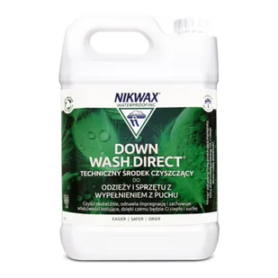 Płyn do prania ubrań i sprzętu wypełnionego puchem Nikwax Down Wash Direct 5 L - Środki do obuwia i ubrań - miniaturka - grafika 1