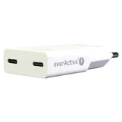 Ładowarki samochodowe - ład siec. everActive 30W 2xUSB-C SC-385Q - miniaturka - grafika 1