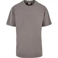 Koszulki męskie - Urban Classics Heavy Oversized Acid Wash Tee męski tank top czarny Basics, Streetwear, asfaltowy, XXL - miniaturka - grafika 1