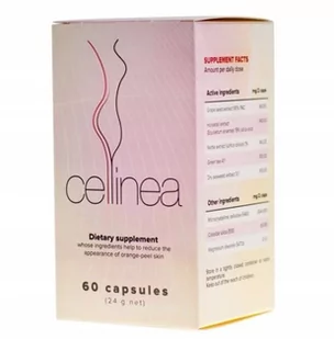 Cellinea, Reduktor Cellulitu, 60 kaps. - Włosy, skóra, paznokcie - miniaturka - grafika 1