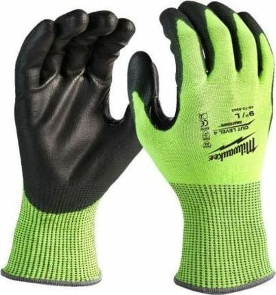 Milwaukee MILWAUKEE GLOVES LEVEL D-SIZE XL/10 INCREASED VISIBILITY