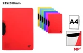 Teczki i skoroszyty - Teczka A4 z klipsem bocznym MIX - MP Main Paper - miniaturka - grafika 1