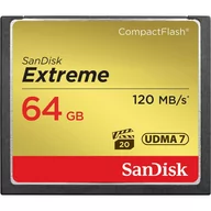 Karty pamięci - SANDISK Extreme, Compact Flash, 64 GB, UHS-I U2 - miniaturka - grafika 1