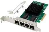 Karty sieciowe - Network Card PCIe x4 I350-T4 - miniaturka - grafika 1