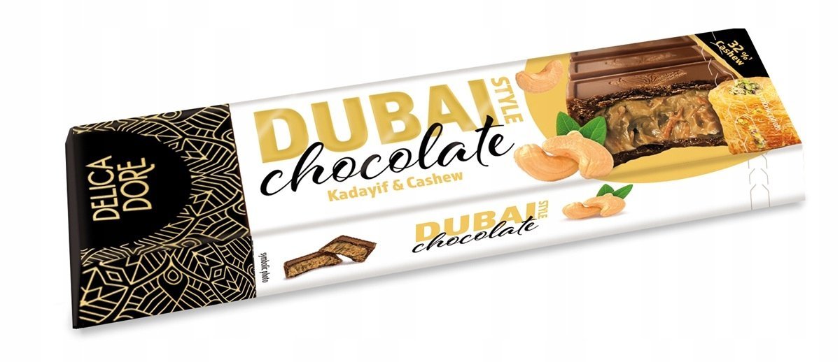 Delicadore CZEKOLADA DUBAJSKA NERKOWIEC 70g