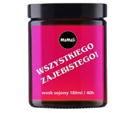 Świece - Wszystkiego Zajebistego Świeca Sojowa Zapachowa 180Ml Urodziny, Imieniny - miniaturka - grafika 1