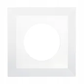 Gniazdka elektryczne - Osłonka ściany bezbarwna pod wyłącznik podtynkowy MT067P - miniaturka - grafika 1