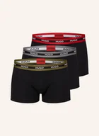 Majtki damskie - Hugo Bokserki Triplet Planet, 3 Szt. schwarz - miniaturka - grafika 1
