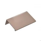 Zawiasy, okucia i inne akcesoria - Uchwyt meblowy krawędziowy 2446 Nikiel szczotkowany - miniaturka - grafika 1