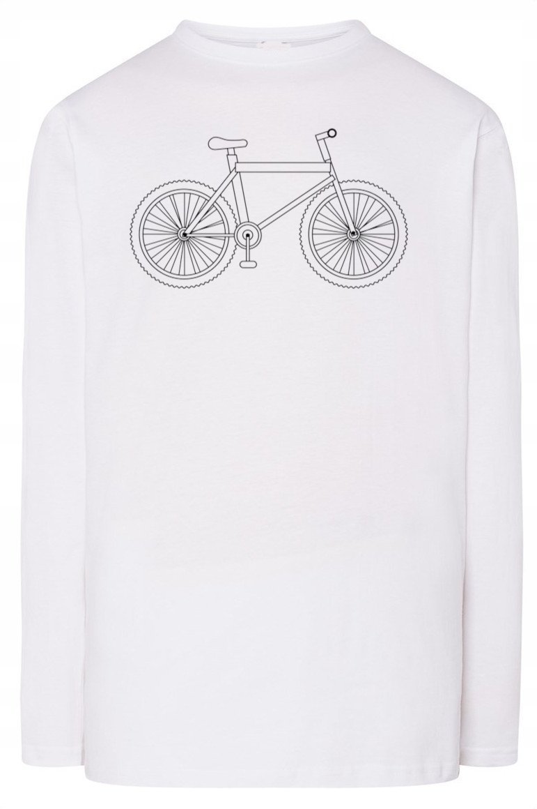 Longsleeve męski fajny nadruk ROWER r.XXL